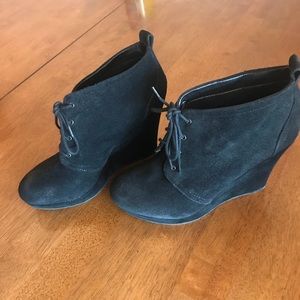 Jessica Simpson Wedge Suede Bootie Sz 10M